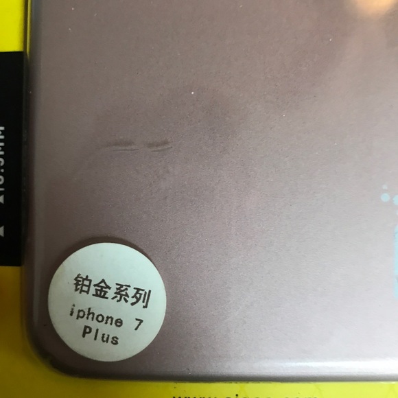 Rose gold blush pink IPhone 7 Plus case - Picture 3 of 3